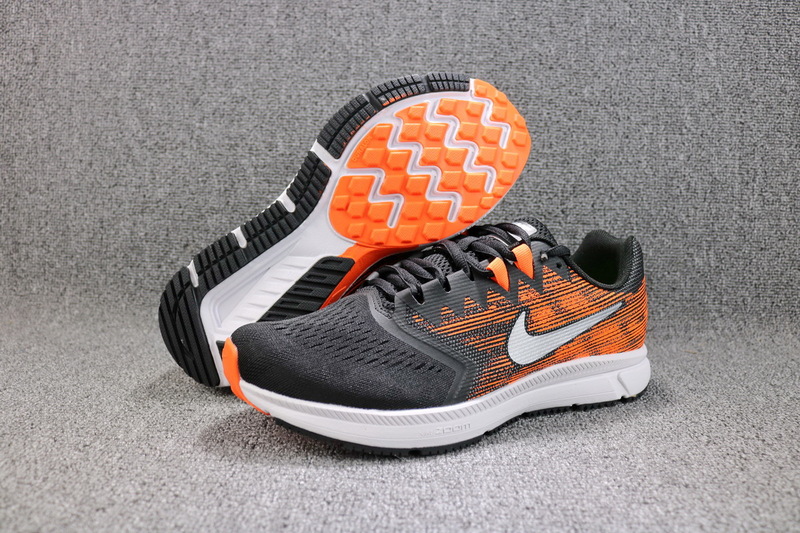 Nike Air Zoom Span Black Orange White Shoes - Click Image to Close